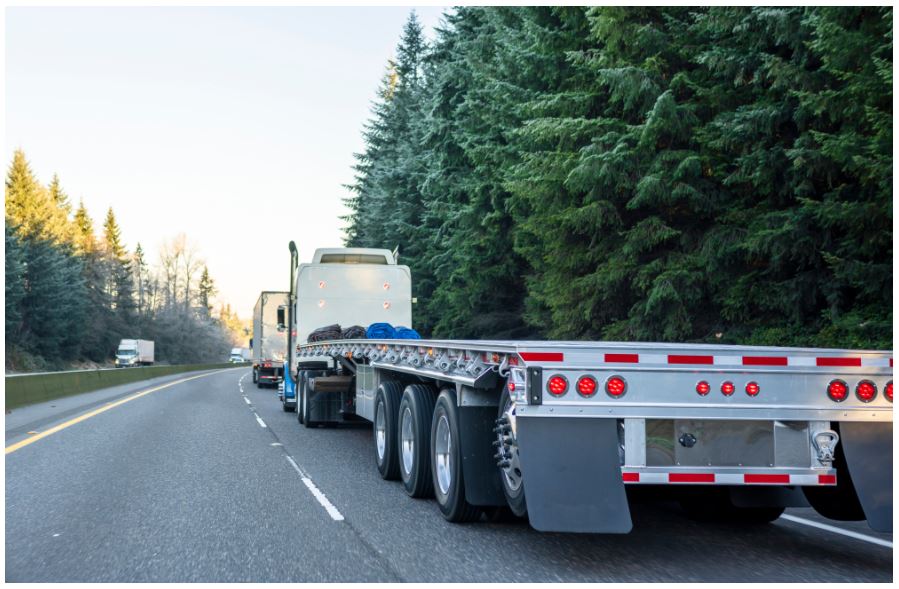 Flat bed trailer